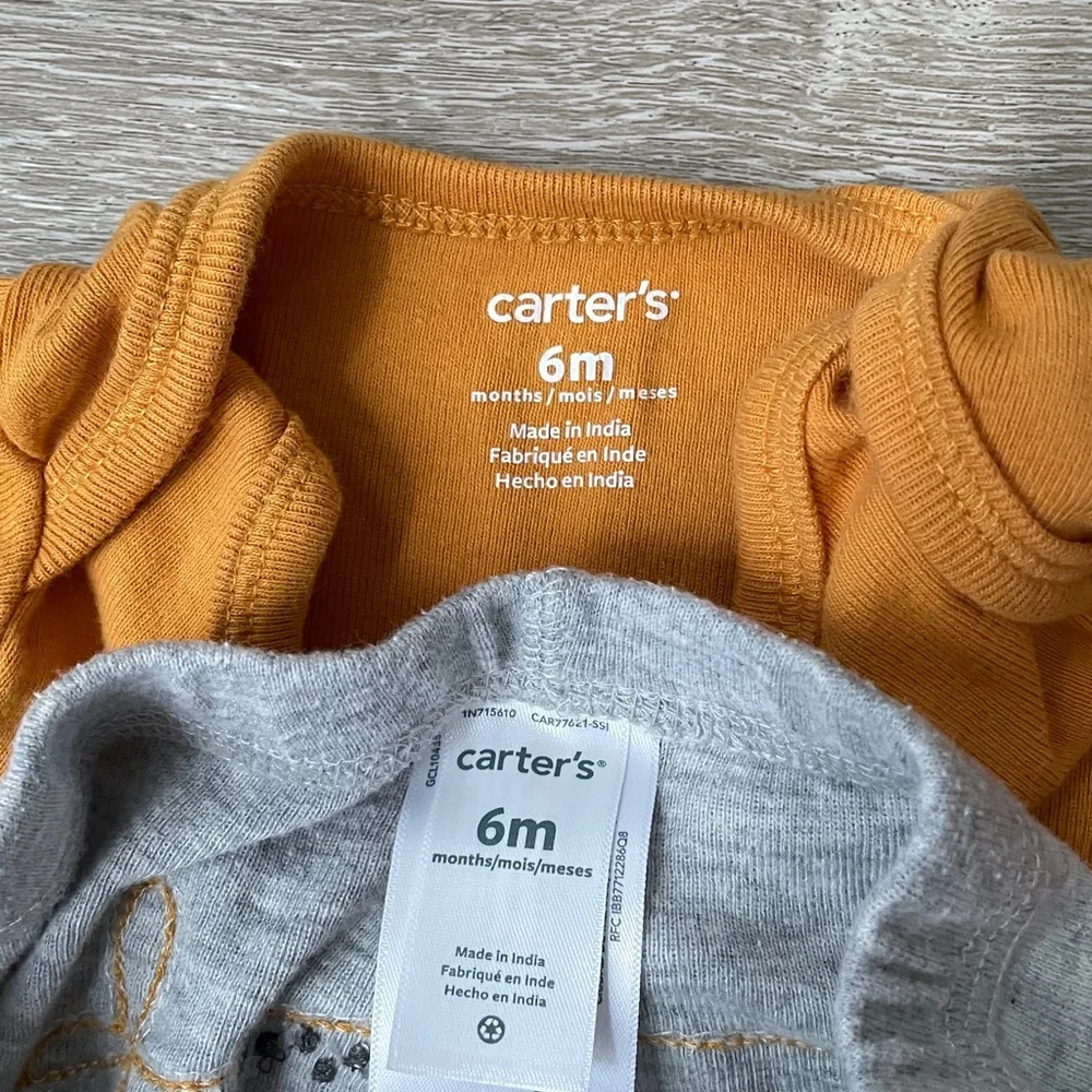 Carter’s Sea Me Grow 3 piece set size 6 months
